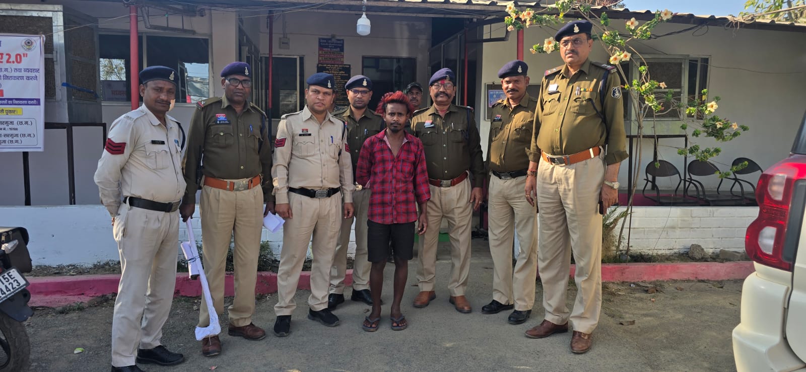 हत्या का आरोपी गिरफ्तार, सरगुजा थाना मणिपुर की त्वरित कार्यवाही..